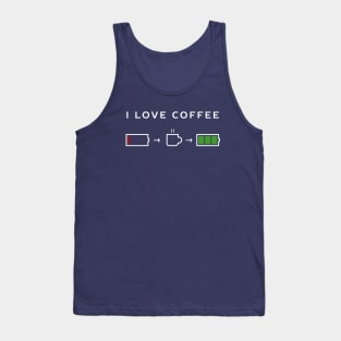 I love coffee caffeine lover Tank Top